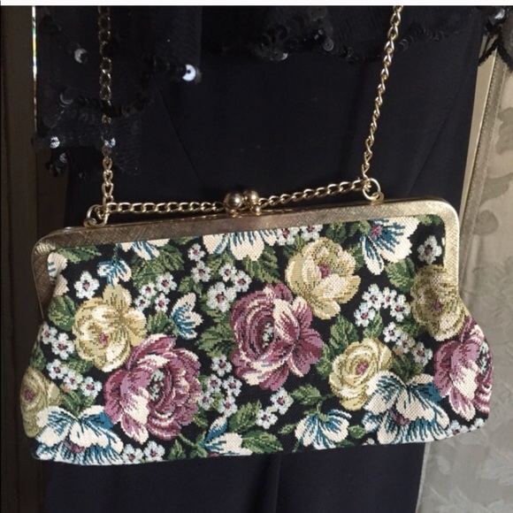 Vintage Handbags - Vintage REGAL LTD. Tapestry Shoulder Bag or Clutch
